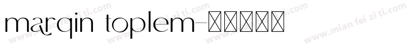 marqin top1em字体转换